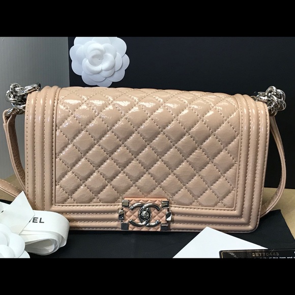 *SOLD*New RARE Chanel Boy Bag nude limited edition - Picture 2 of 8